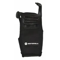 MOTOROLA Case with Swivel Belt Loop: Fits Motorola, Black, Nylon, Belt Loop/Cases, Nylon (MPN PMLN5024B)