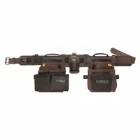 DEWALT Tool Belt: 33 in to 53 in Waist Size, Pockets 18, Padded (MPN DWST550113)