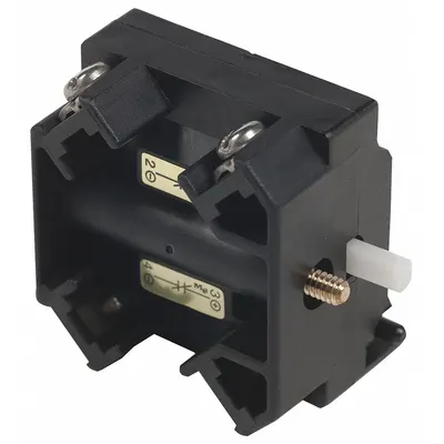 SCHNEIDER Contact Block: 30 mm Panel Mounting Size, 2NO, Momentary/Power Reed - Contact Blocks