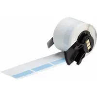 Wraparound Label: 1 1/2 in x 1 1/2 in, 1 1/2 in, Vinyl, Blue (Matte), For 10 AWG to 4 AWG Wire Gauge (MPN M6-32-427-BL)