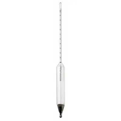 DURAC Specific Gravity Hydrometer: ASTM Specific Gravity Plain Form, 1.050/1.100 - Specific Gravity (Baume) Hydrometers
