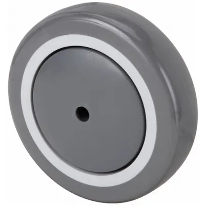 OEM Caster Wheel: 3 in Wheel Dia - Polyurethane Tread on Plastic Core Wheels