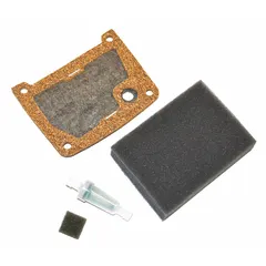 Replacement filter assembly for industrial heaters and air movers. Captures airborne particulates to protect equipment and maintain air quality in construction, warehouse, and manufacturing environments.