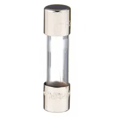 Fast-acting cylindrical fuse rated 32 mA, 250 V AC, 5 mm x 20 mm size. Provides overcurrent protection in electronic circuits such as control panels, power supplies, and instrumentation.