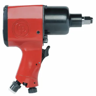 CHICAGO PNEUMATIC Air Impact Wrench: Compact, 1/2 in Drive, Pistol-Grip, Square, Std - Compact Pistol-Grip Impact Wrenches
