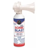 SONIC BLAST Personal Safety Horn: 120 dB, 5 oz Net Wt, Plastic, 39 ft Coverage, 7 1/2 in Lg, 3 in Ht (MPN FSB5BU)