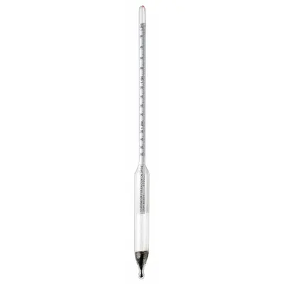 DURAC Hydrometer: Salt Brine (Calcium Chloride) by Saturation, 0/120% Saturation Range - Salt Brine Hydrometers