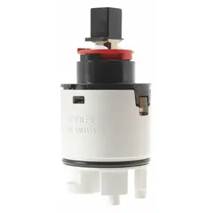 Replacement valve kit for KOHLER faucets and fixtures. Used to restore water flow control and address leaks or worn seals in residential and commercial plumbing systems.