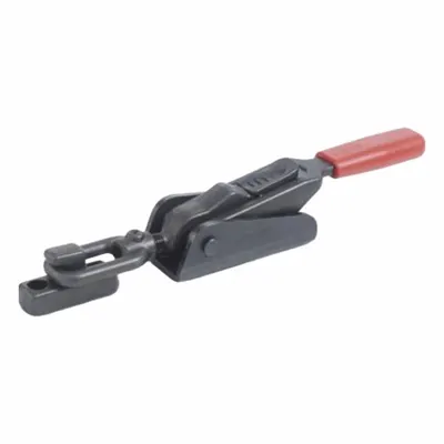 JW WINCO Latch Type Toggle Clamp: Horizontal, Includes Locking Handle - Oval-Head Latching Bolt Toggle Clamps