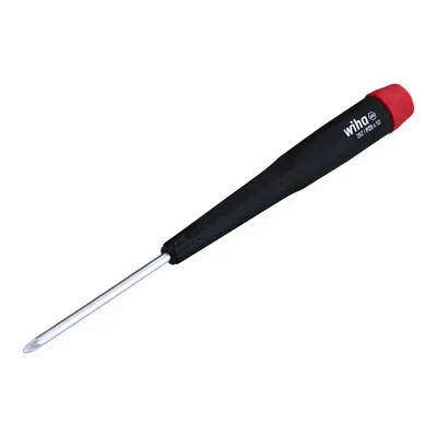 WIHA Screwdriver: Precision, #0 Tip Size, 3 7/8 in Shank Lg, 5 1/2 in Overall Lg - Pozidriv Screwdrivers