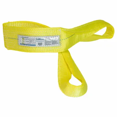 STREN-FLEX Web Sling: Type 4, Polyester, 1 Plies, 14 ft Sling Lg - High-Visibility Polyester Twisted-Eye Web Slings