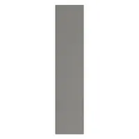 ASI GLOBAL Partition Column: Plastic Polymer, Pebble, Charcoal, 82 in Ht, 18 in Wd, 1 in Thick (MPN 40-90871853-9237)