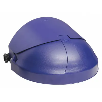 3M Headgear: Plastic, Blue, Ratchet Suspension Adjustment Type - 3M Crowns for Stand-Alone Face Shields