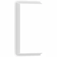 Plastic air diverter designed to redirect airflow from T-Grid diffusers in suspended ceiling systems. Overall height 12 in, overall width 23 3/4 in. Used in commercial HVAC applications to improve air distribution and reduce drafts.