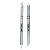 Gas detection tube for measuring mercury vapor (Hg) in air. Measurement range 0.05 to 2 mg/m³. Pack of 10 tubes. For use with DRAEGER Accuro pumps. Suitable for industrial hygiene and environmental monitoring applications