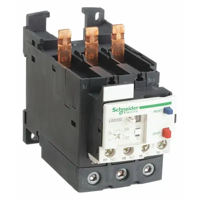SCHNEIDER Overload Relay: Thermal Protection, 3 Poles, 1NO/1NC, Phase Loss Sensitivity - IEC Thermal Overload Relays