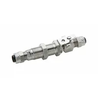 PARKER Compression Fitting Coupling: 3/8 in OD x 3/8 in OD Fitting Size, Compression x Compression (MPN 394PSS-6-6)