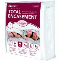 LOCKUP Mattress/Box Spring Protector: Twin XL, 80 in Overall Lg, 39 in Overall Wd, White, 3 mm Thick (MPN 83TWXLENC)