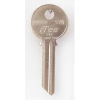 Key Blank: Compatible with Yale Locks, Key ID # Y78, 6 Pins, Brass (MPN 998GA-Y78)
