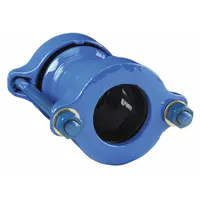 Bolted Coupling: Epoxy Coated Ductile Iron, For Vibration, 1 1/2 in Fitting Side A Nominal Pipe Size (MPN 46101810228000)