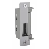 HES Electric Door Strike: 1 1/4 in Wd, 4 7/8 in Ht, Cylindrical/Mortise, Stainless Steel (MPN 4500C-LBM 630)