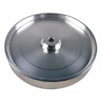 Measuring Wheel: For Use With Encoder, Aluminum, 10 mm Mounting Hole Dia, Center, Screw Mount (MPN E60098)