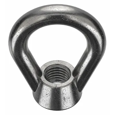 KEN FORGING Eye Nut: 3/4"-10 Thread, Steel, Oval, 1 1/2 in Inside Dia, 2 1/2 in Outside Dia - Steel Eye Nuts