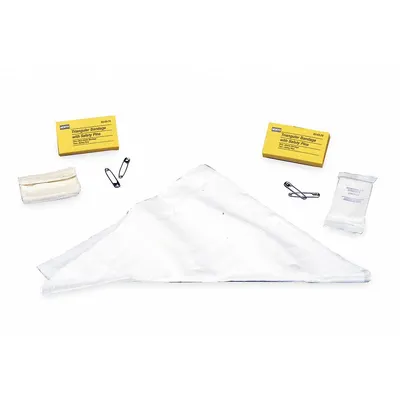PIP GLOBAL SAFETY Triangular Bandage, 56 in Long Side, 2 Pins - Triangular Bandages
