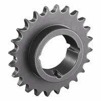 TSUBAKI Sprocket: For 60 Chain, 24 Teeth, 5.746 in Pitch Dia, 6.147 in Outside Dia, Steel (MPN 60BTL24)
