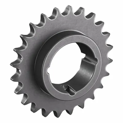 TSUBAKI Sprocket: For 60 Chain, 24 Teeth, 5.746 in Pitch Dia, 6.147 in Outside Dia - Size 60 Bushed-Bore Roller Chain Sprockets