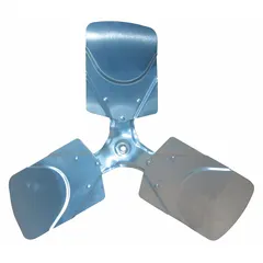 Replacement propeller for HVAC and refrigeration systems, used to move air across condensers, evaporators, and heat exchangers. Suitable for commercial refrigeration units, air-cooled condensers, and industrial ventilation setups.