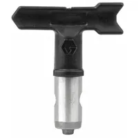 Airless spray gun tip for applying paints, lacquers, and other coatings. Features a 0.013 in orifice and includes a OneSeal tip seal. Compatible with RAC X series airless spray guns and model 243161. Black finish