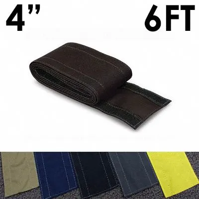 ELECTRIDUCT Cable protector: 4 in Overall Wd, 6 ft Lg, Nylon - Fabric Hook-and-Loop Cable Floor Covers