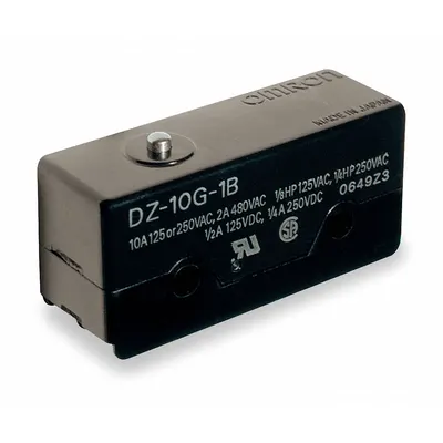 OMRON DZ-10G-1B Plunger Snap-Action Switch - Plunger Snap-Action Switches