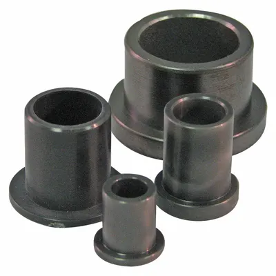BUNTING BEARINGS Wear-Resistant Plastic Flanged Sleeve Bearing - Wear-Resistant Plastic Flanged Sleeve Bearings