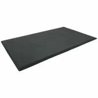 Antifatigue Runner: Textured, 3 ft x 5 ft, 3/4 in Thick, Black, Nitrile Foam, Beveled Edge (MPN 425S3660BL)