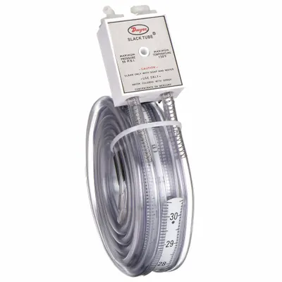 Dwyer Analog Manometer: Flex U-Tube, 1211-72, -36 in wc to 36 in wc - Portable Analog Manometers