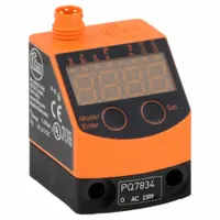 IFM Digital Pressure Sensor: SPST, -15 psi – 145 psi, PNP, Compressed Air (MPN PQ7834)