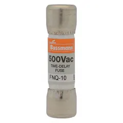 Time-delay midget fuse rated 2.25 A and 500 V AC, with dimensions 13/32 in x 1 1/2 in. Non-indicating design. Suitable for overcurrent protection in circuits with temporary inrush currents, such as control circuits and lighting systems.