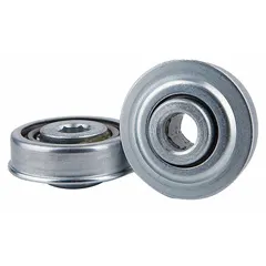 Sealed general purpose conveyor roller bearing rated for 190 lb. Bearing outer diameter is 1.88 in. Designed for use in conveyor systems operating in harsh environments such as dusty or wet industrial settings.