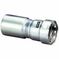 VIEGA MEGAPRESS Crimp Fitting: 1 1/4 in Pipe x 1 in Pipe Size, FTG x Press-fit, FKM (MPN 91145)