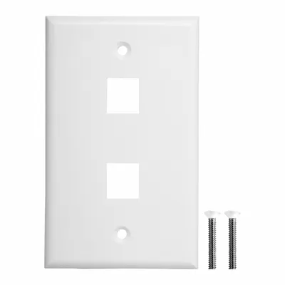 JONARD TOOLS Port Wall Plate: 1 Gang - Keystone Wall Plates