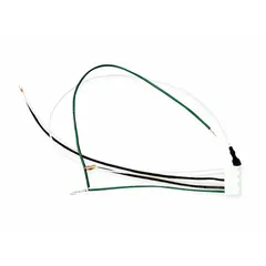 This wiring harness is a replacement part for HVACR heaters and heat exchangers. It operates at 120V AC and provides electrical connections for power distribution within compatible heating and ventilation systems.
