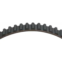 This DAYCO belt serves as both a timing belt and metric V-belt, with an effective length of 1,114 mm and fiberglass reinforcing cord. It is designed for use in engine timing drive systems to synchronize camshaft and crankshaft rotation. The belt has 0 ribs and is identified by industry number 95107