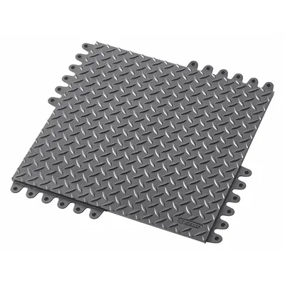 NOTRAX Interlocking Antifatigue Mat Tile: Interlocking Antifatigue Mat Tile, 18 in x 18 in - NoTrax De-Flex Interlocking Mat System