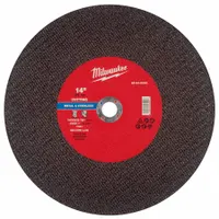 MILWAUKEE Cut-Off Wheel: Type 1, 14" x 7/64" x 1", Aluminum Oxide, 30 Grit (MPN 49-94-0063)