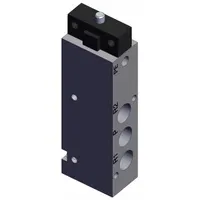 Shuttle Valve: VZM500 Series, Basic Plunger Actuator, 5 Ports, 1/8 in BSPT (MPN VZM550-01-00)
