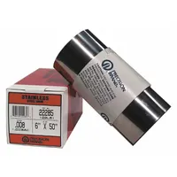 Shim Stock,6" W,60" L,0.025" Thk: 60 in Shim Lg, 6 in Shim Wd, 0.025 in Thick, Stainless Steel, 18-8 (MPN 22148)