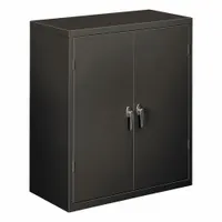 HON Storage Cabinet: Black, Steel, 41 3/4 in Overall Ht, 36 in Overall Wd, 18 1/8 in Overall Dp (MPN HSC1842.L.S)