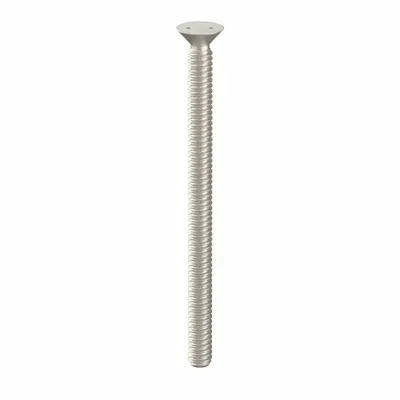 TAMPER-PRUF-SCREW Tamper Resistant Screw: #6-32 Thread Size, 2 in Lg, Stainless Steel, Plain - Flat Head Tamper-Resistant Machine Screws